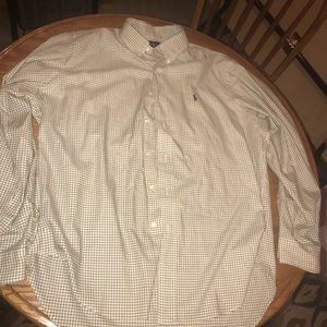 Ralph Lauren white men’s large classic fit polo